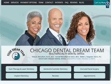 Tablet Screenshot of dentaldreamteam.com